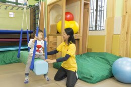 The sensory integration therapy room